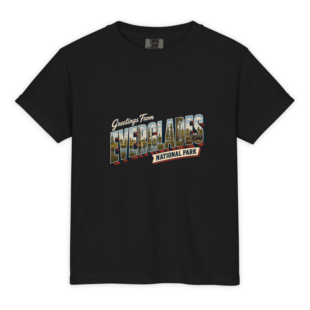 Everglades National Park Postcard Youth Tee