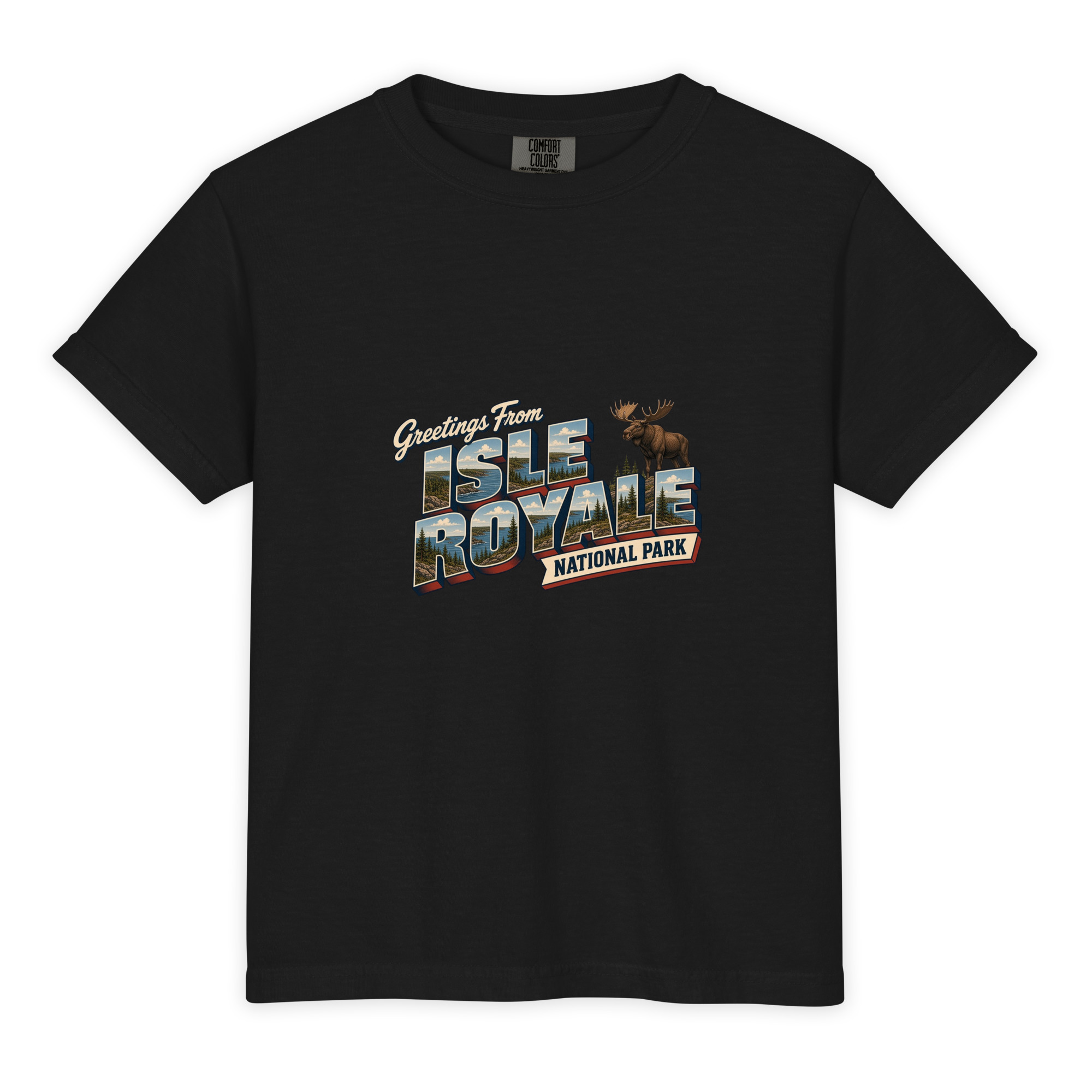 Isle Royale National Park Postcard Youth Tee
