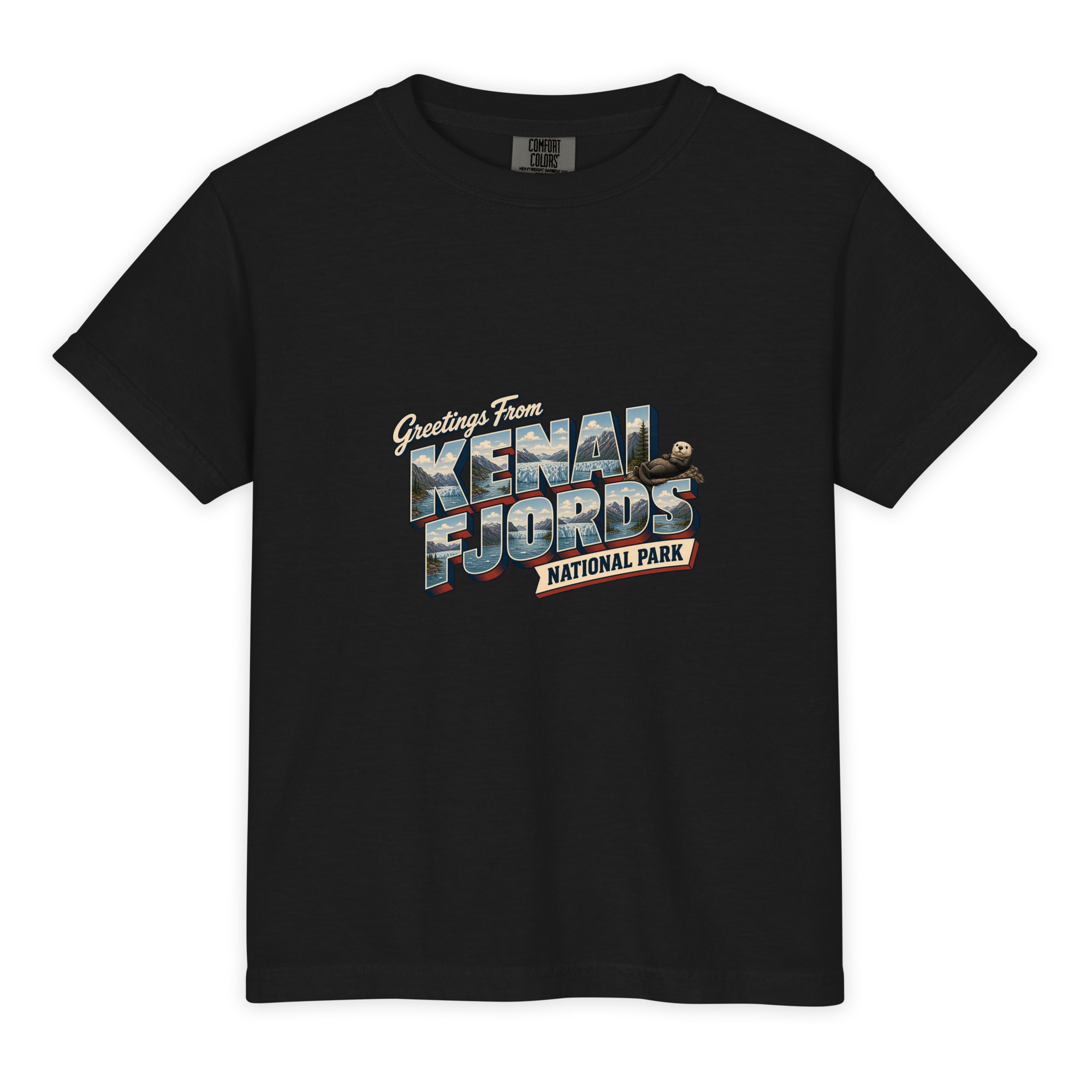 Kenai Fjords National Park Postcard Youth Tee