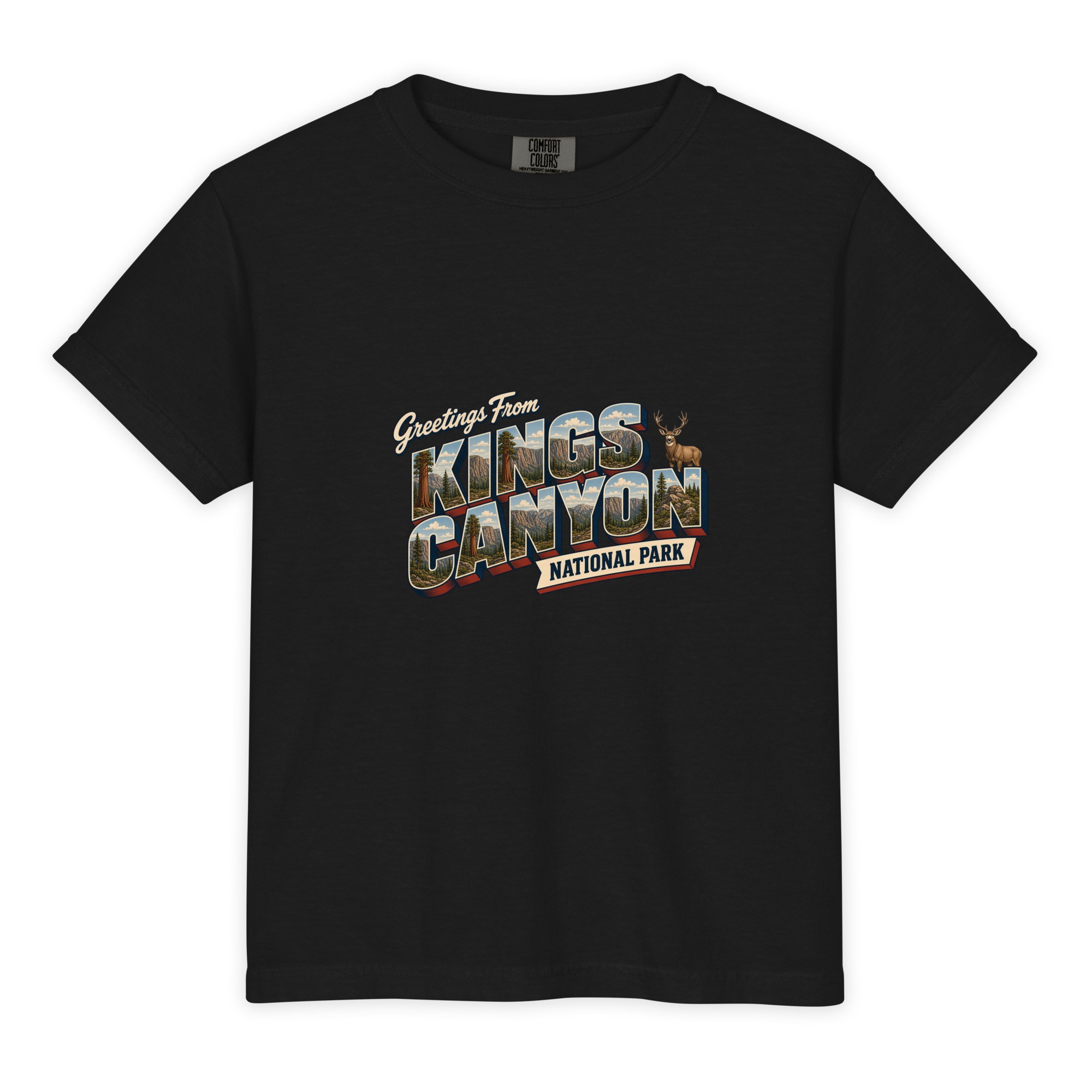 Kings Canyon National Park Postcard Youth Tee - Image 2