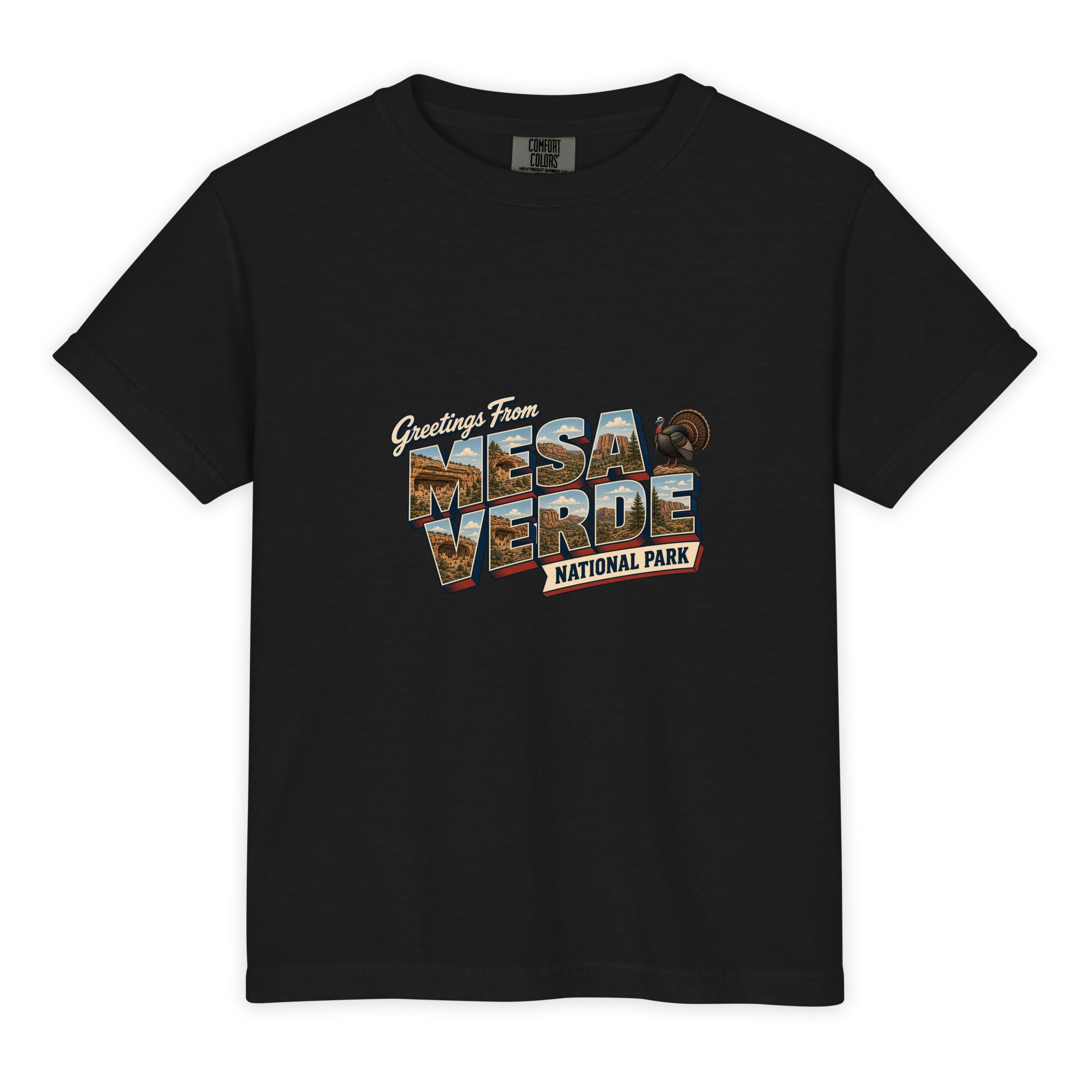 Mesa Verde National Park Postcard Youth Tee - Image 2