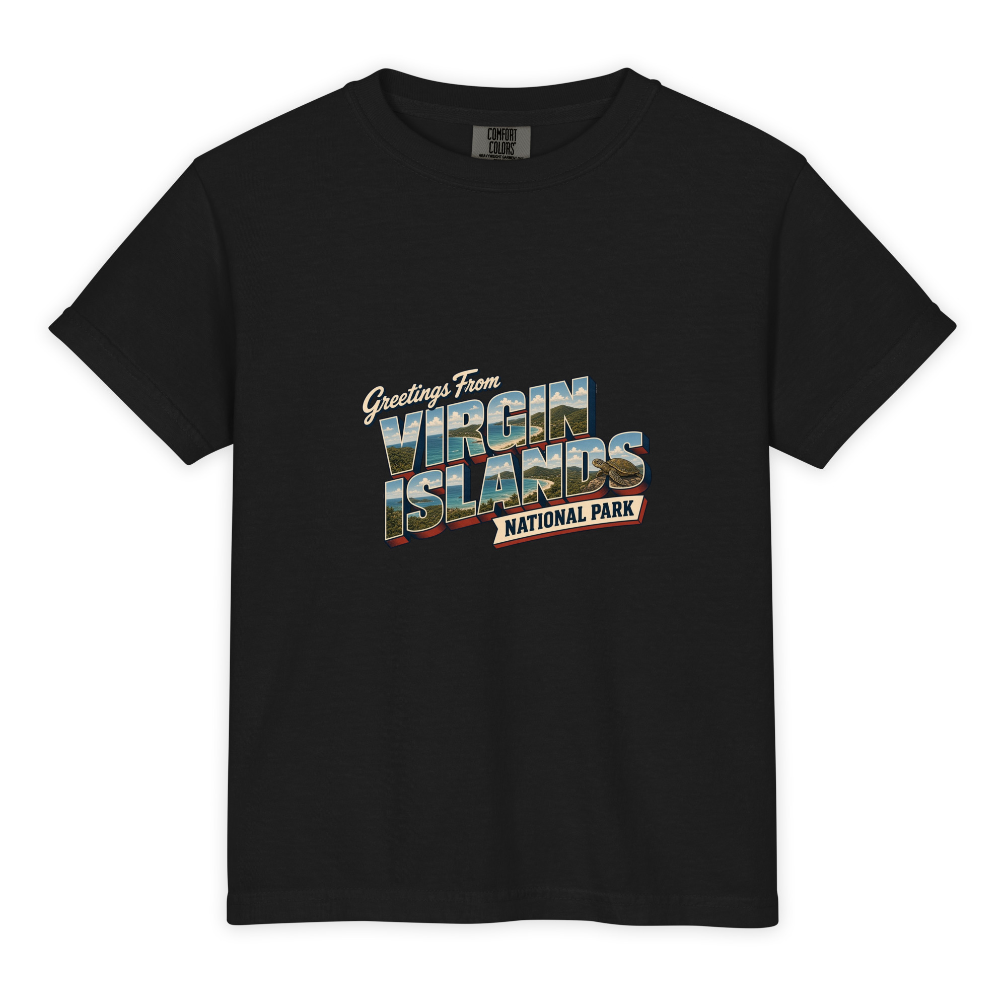 Virgin Islands National Park Postcard Youth Tee - Image 2