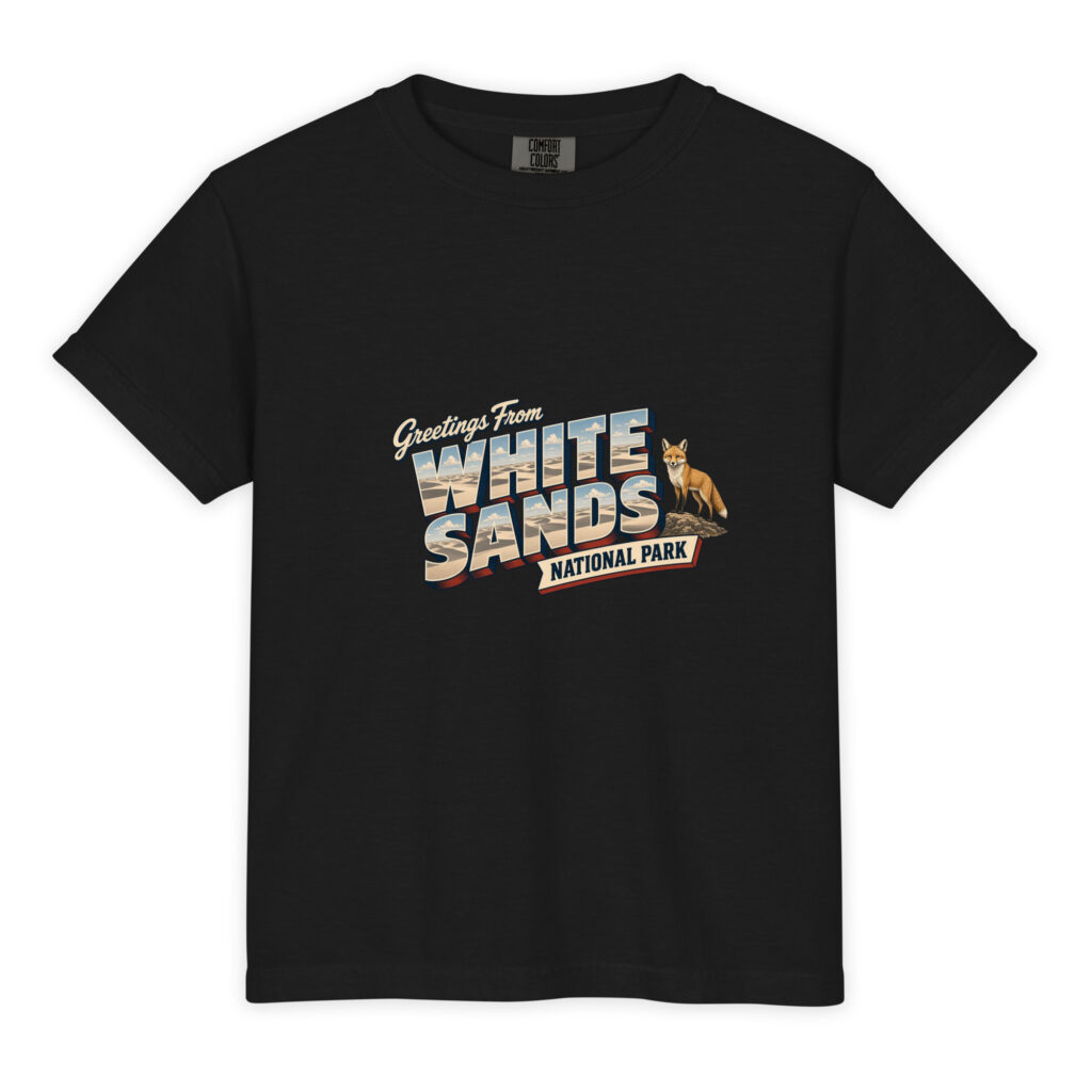 White Sands National Park Postcard Youth Tee