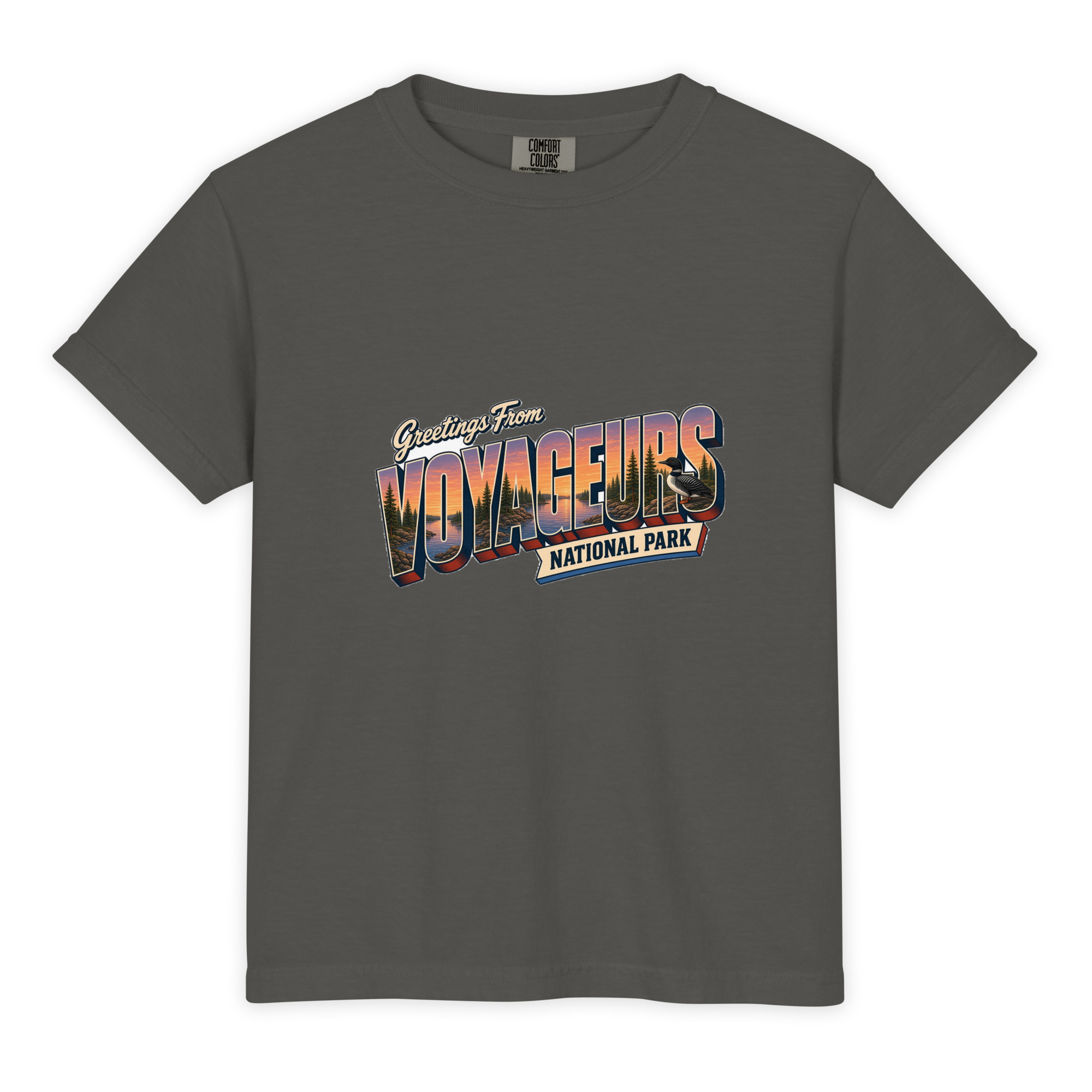 Voyageurs National Park Postcard Youth Tee - Image 3