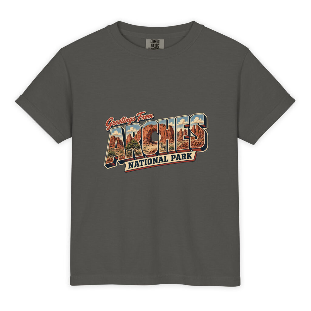 Arches National Park Postcard Youth Tee