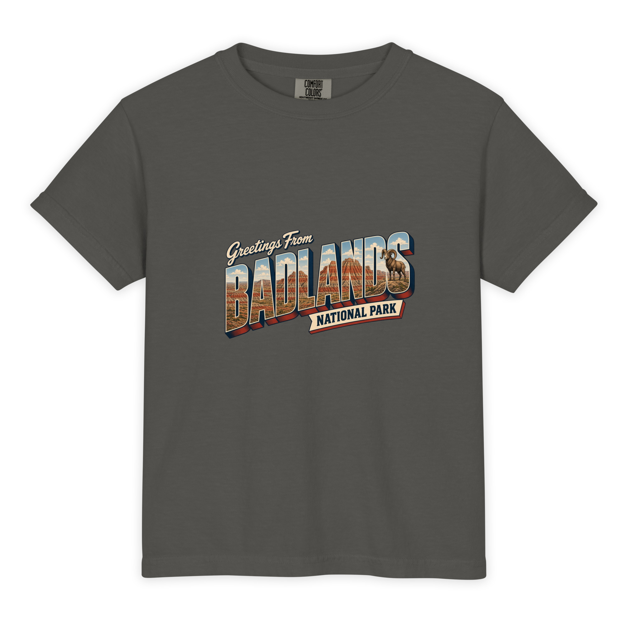 Badlands National Park Postcard Youth Tee - Image 3