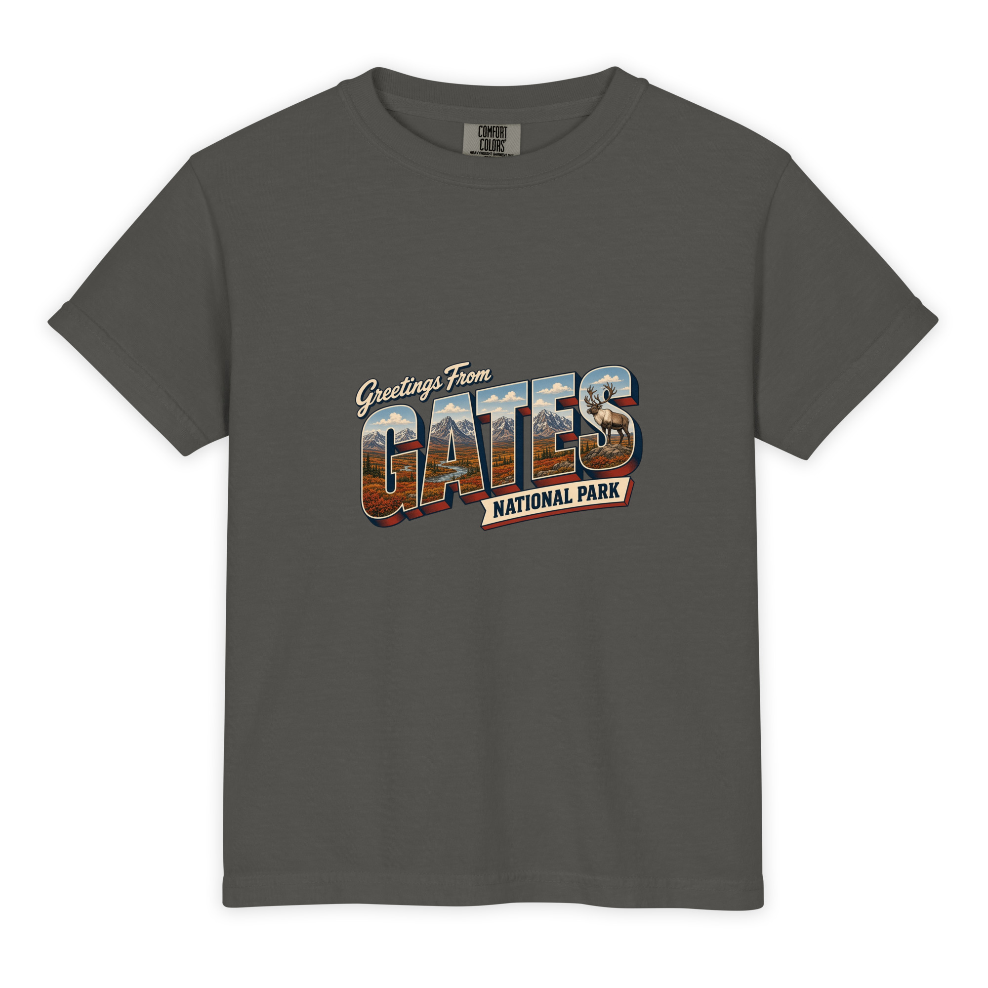 Gates of the Arctic National Park Postcard Youth Tee - Image 3