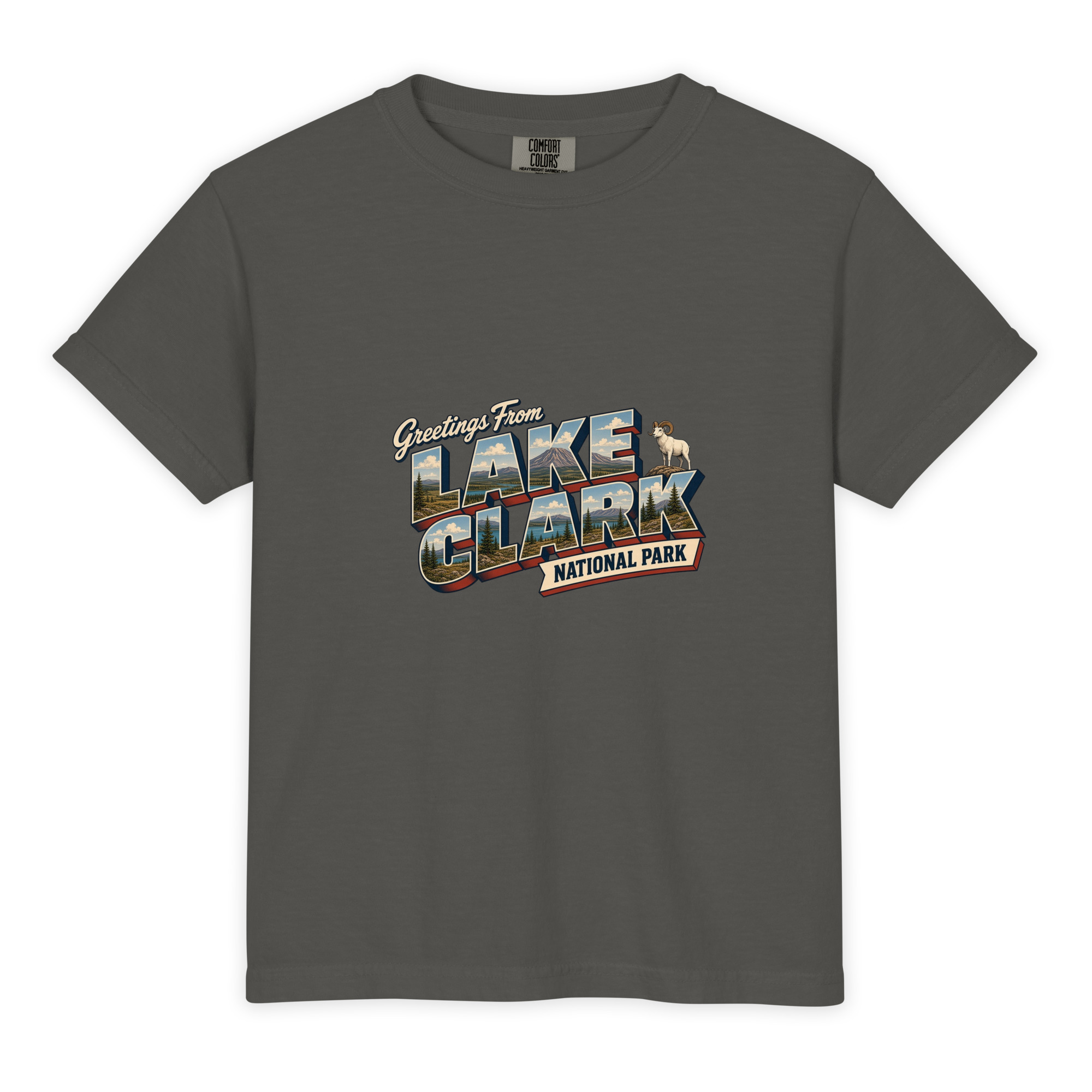 Lake Clark National Park Postcard Youth Tee - Image 3