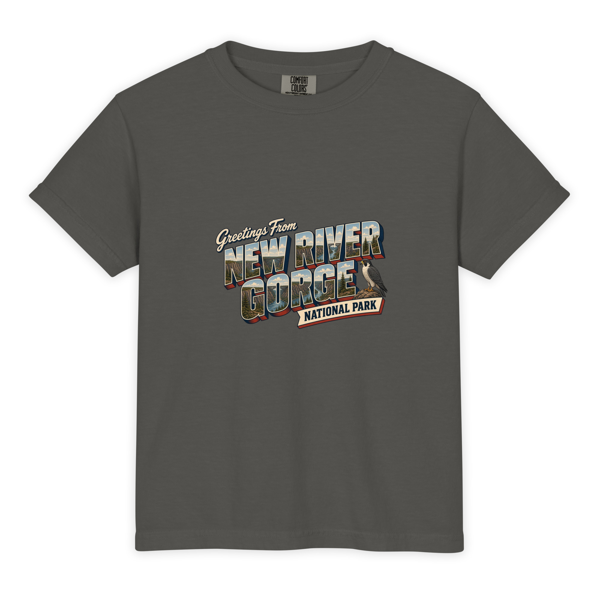 New River Gorge National Park Postcard Youth Tee - Image 3