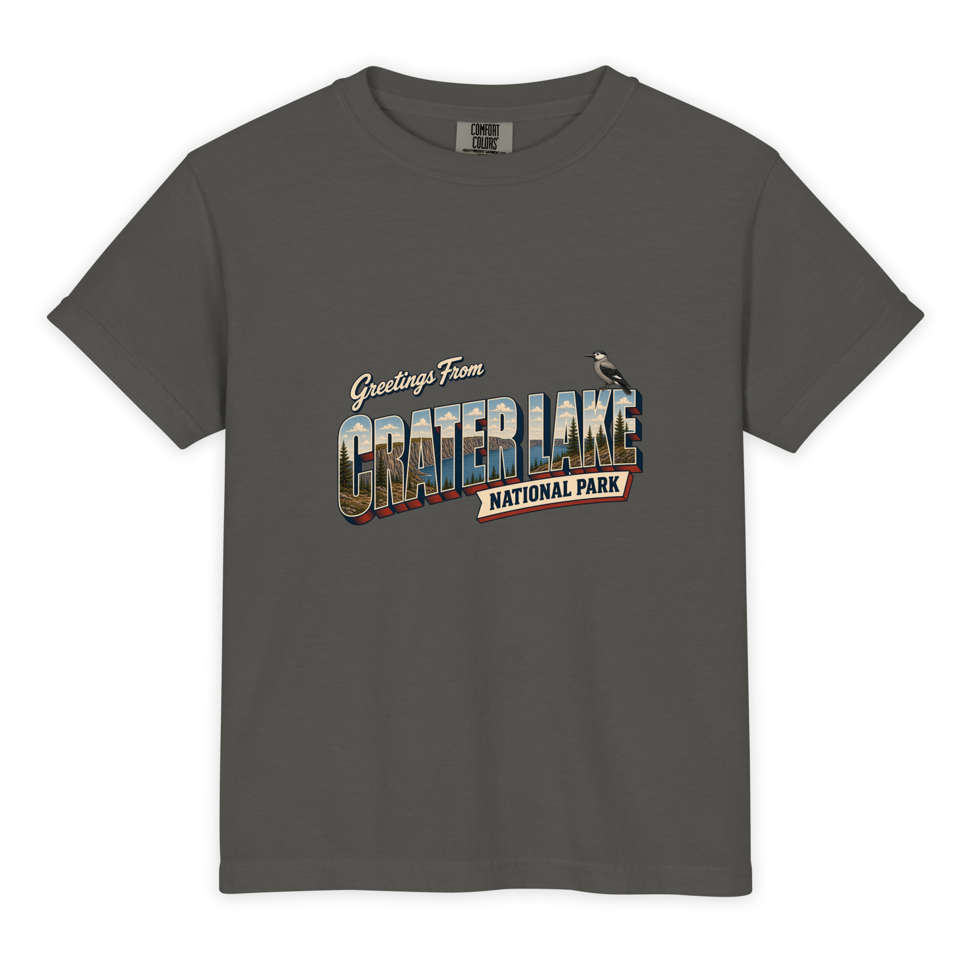 Crater Lake National Park Postcard Youth Tee - Image 2