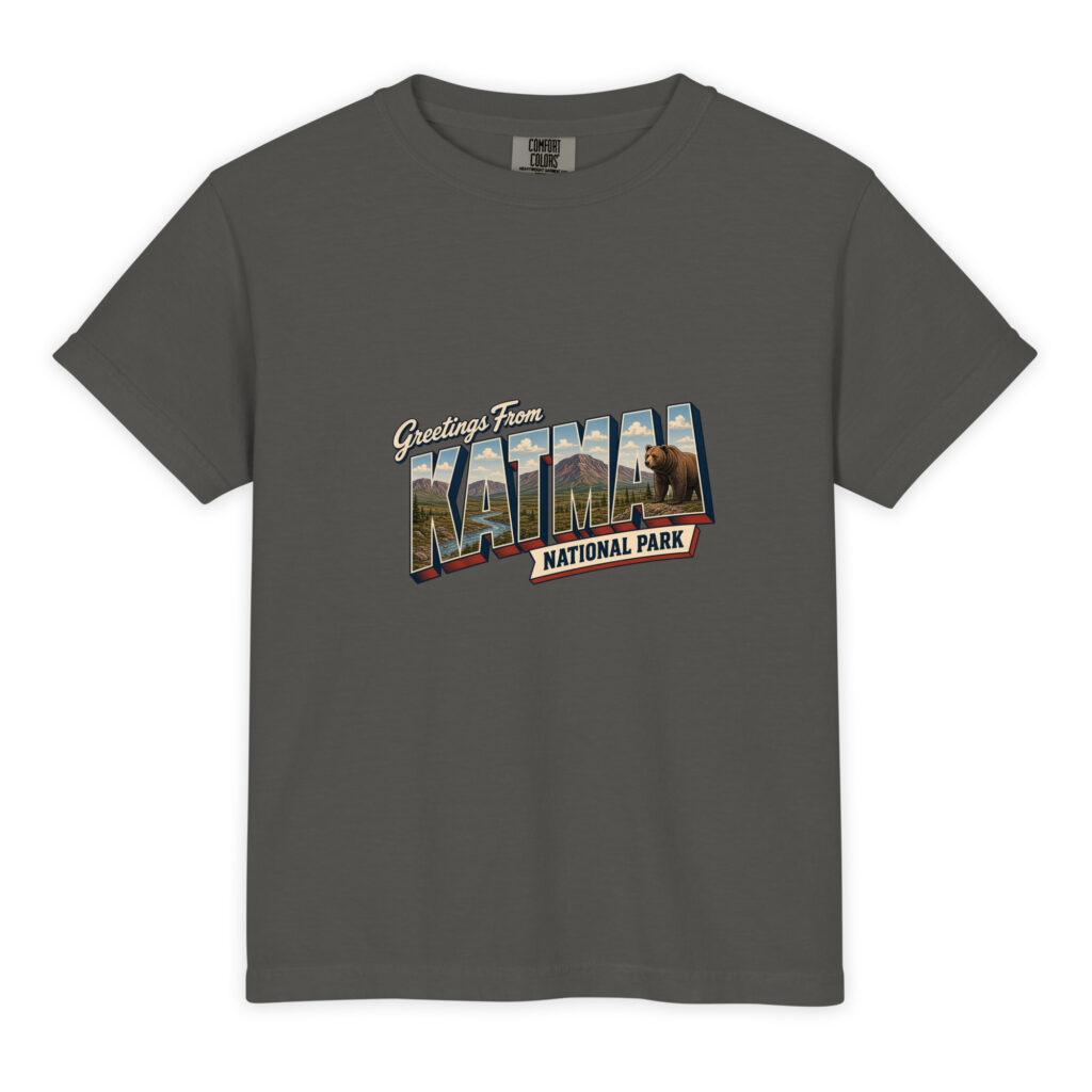 Katmai National Park Postcard Youth Tee