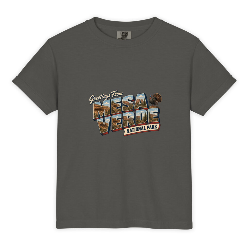 Mesa Verde National Park Postcard Youth Tee