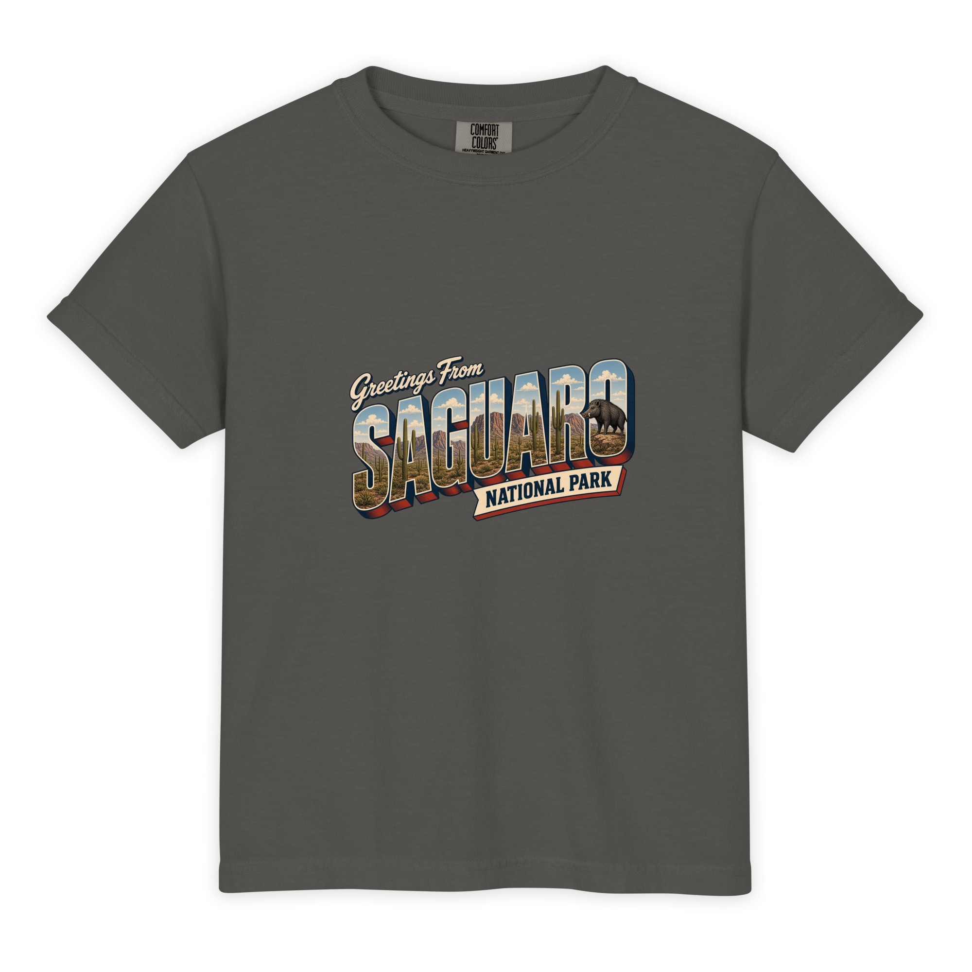Saguaro National Park Postcard Youth Tee - Image 2