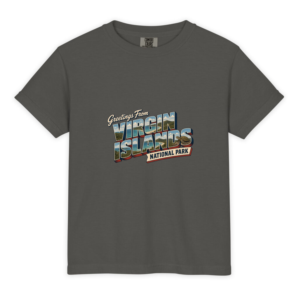 Virgin Islands National Park Postcard Youth Tee