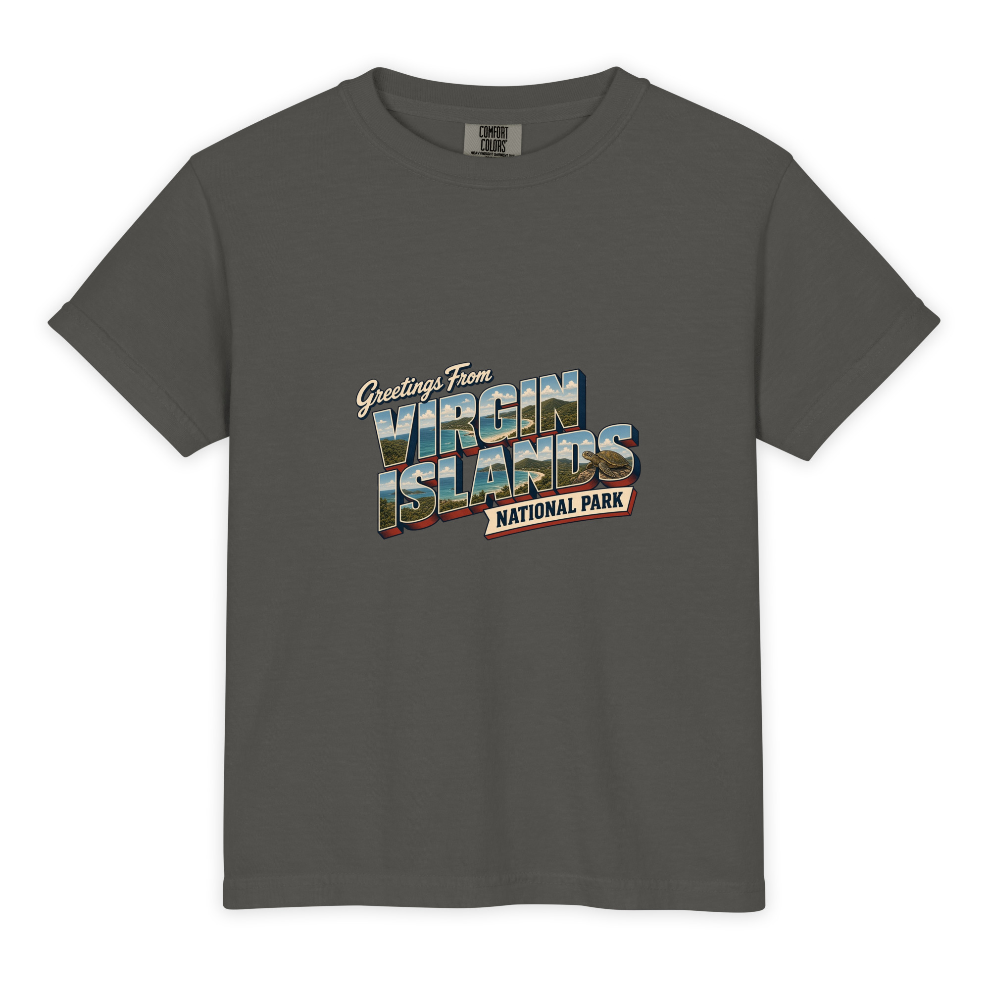 Virgin Islands National Park Postcard Youth Tee