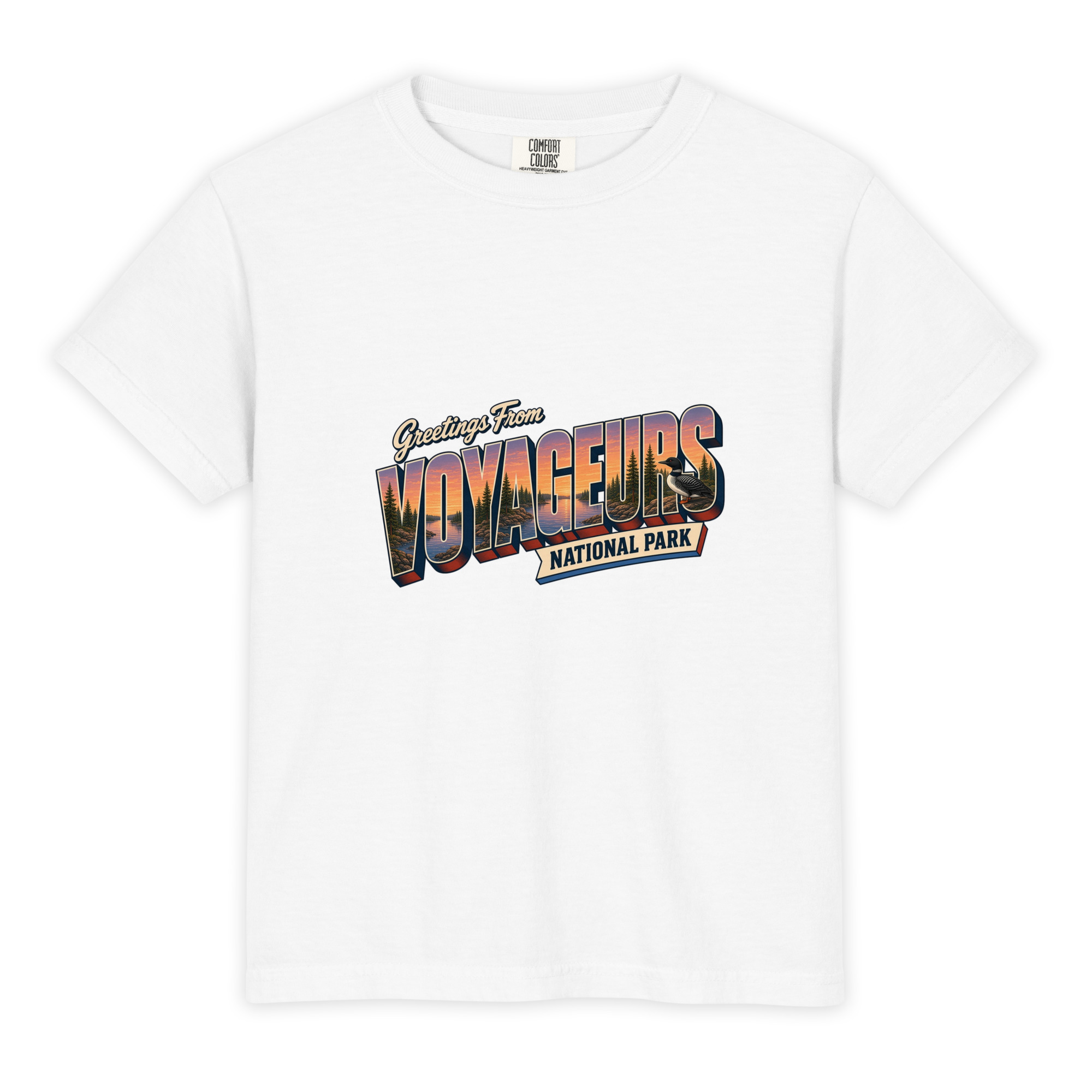 Voyageurs National Park Postcard Youth Tee