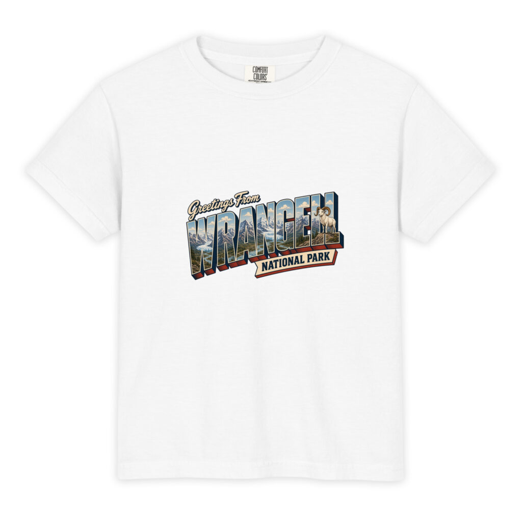 Wrangell–St. Elias National Park Postcard Youth Tee
