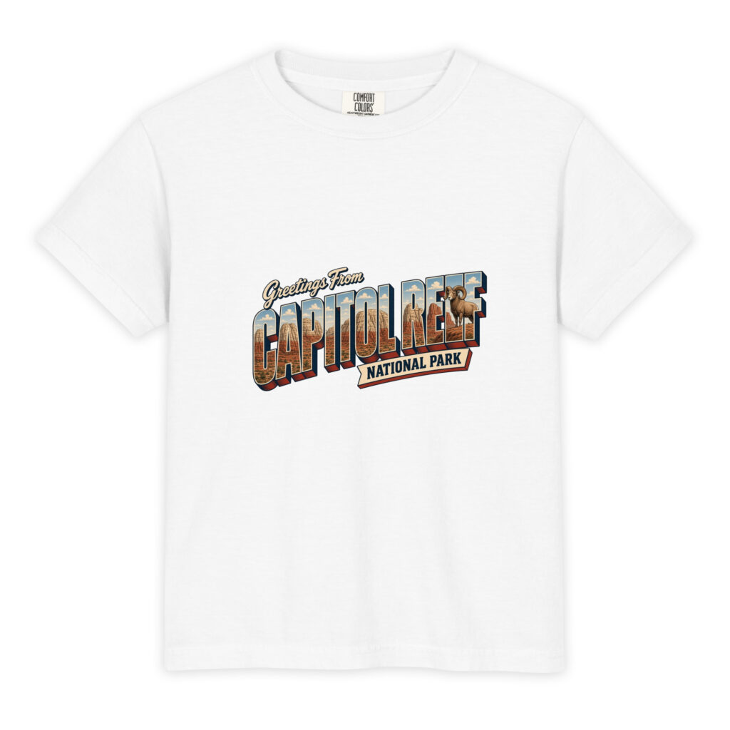Capitol Reef National Park Postcard Youth Tee
