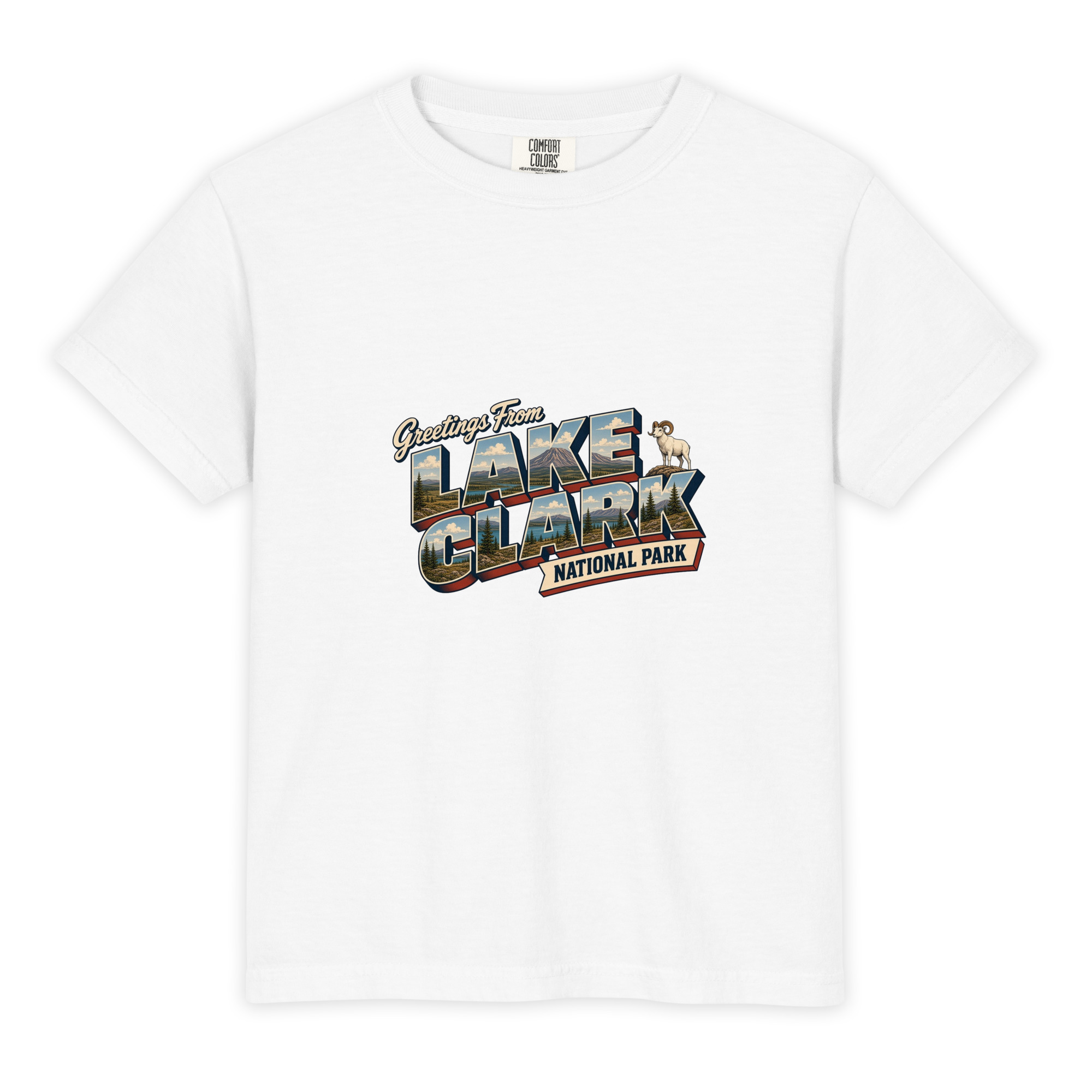 Lake Clark National Park Postcard Youth Tee