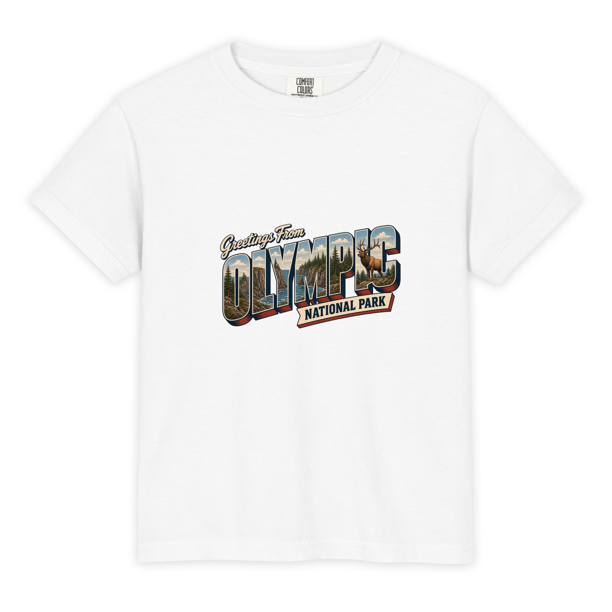 Olympic National Park Postcard Youth Tee