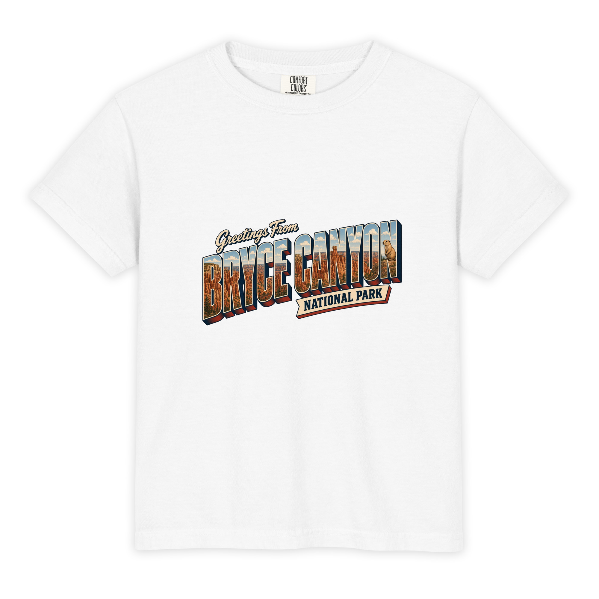 Bryce Canyon National Park Postcard Youth Tee - Image 3