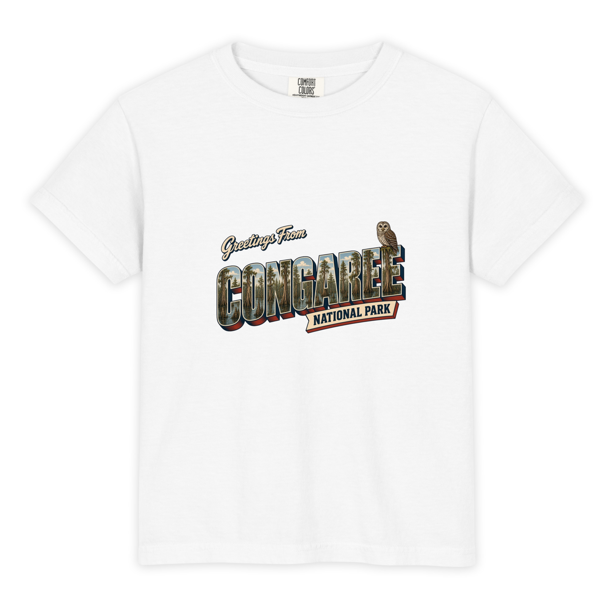 Congaree National Park Postcard Youth Tee - Image 3