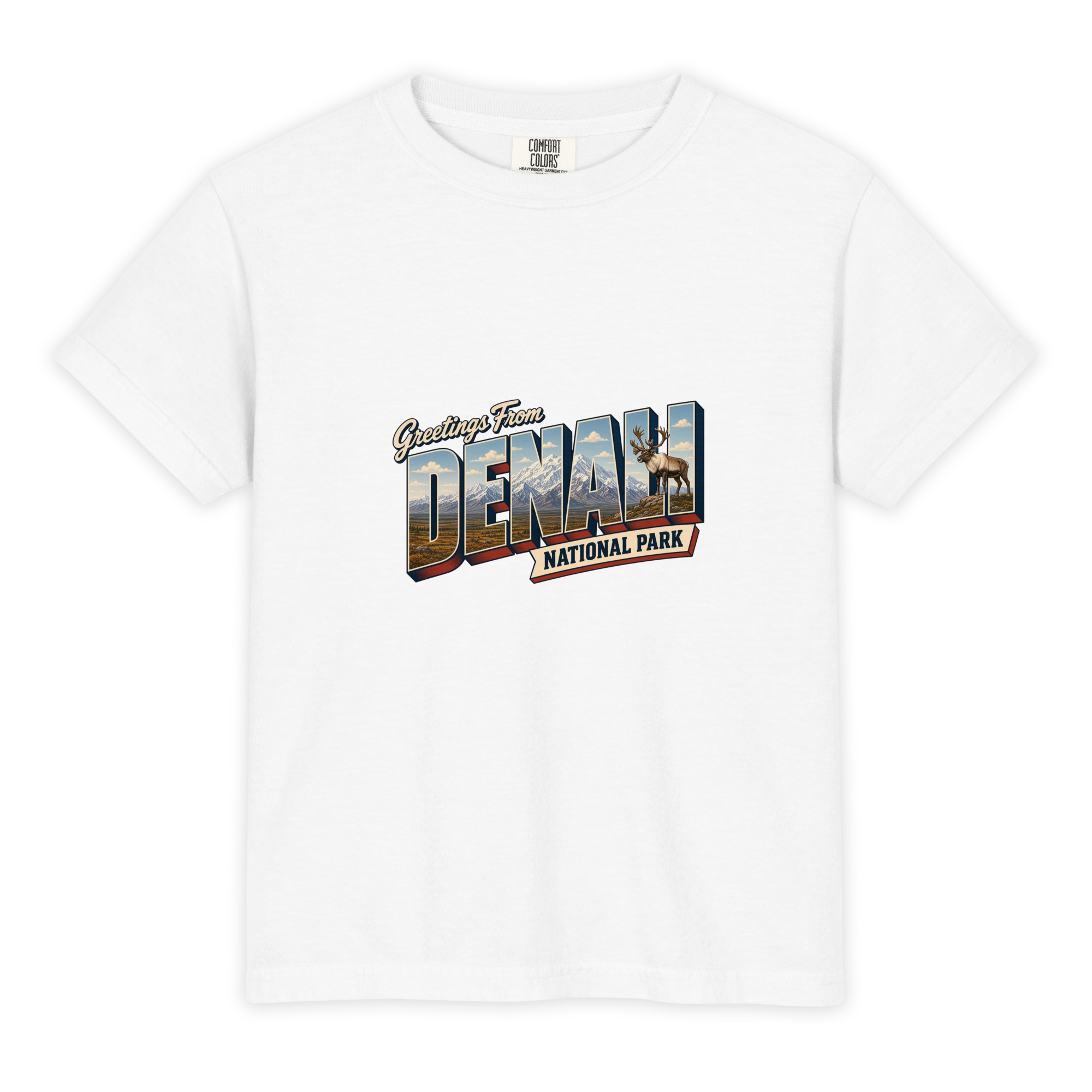 Denali National Park Postcard Youth Tee