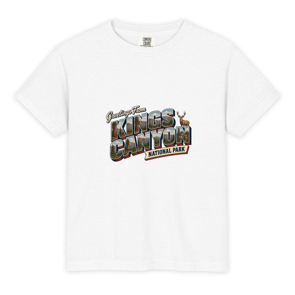 Kings Canyon National Park Postcard Youth Tee