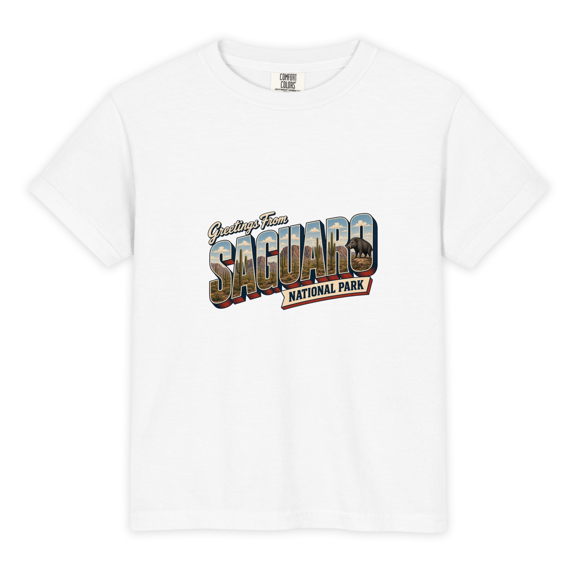 Saguaro National Park Postcard Youth Tee - Image 3