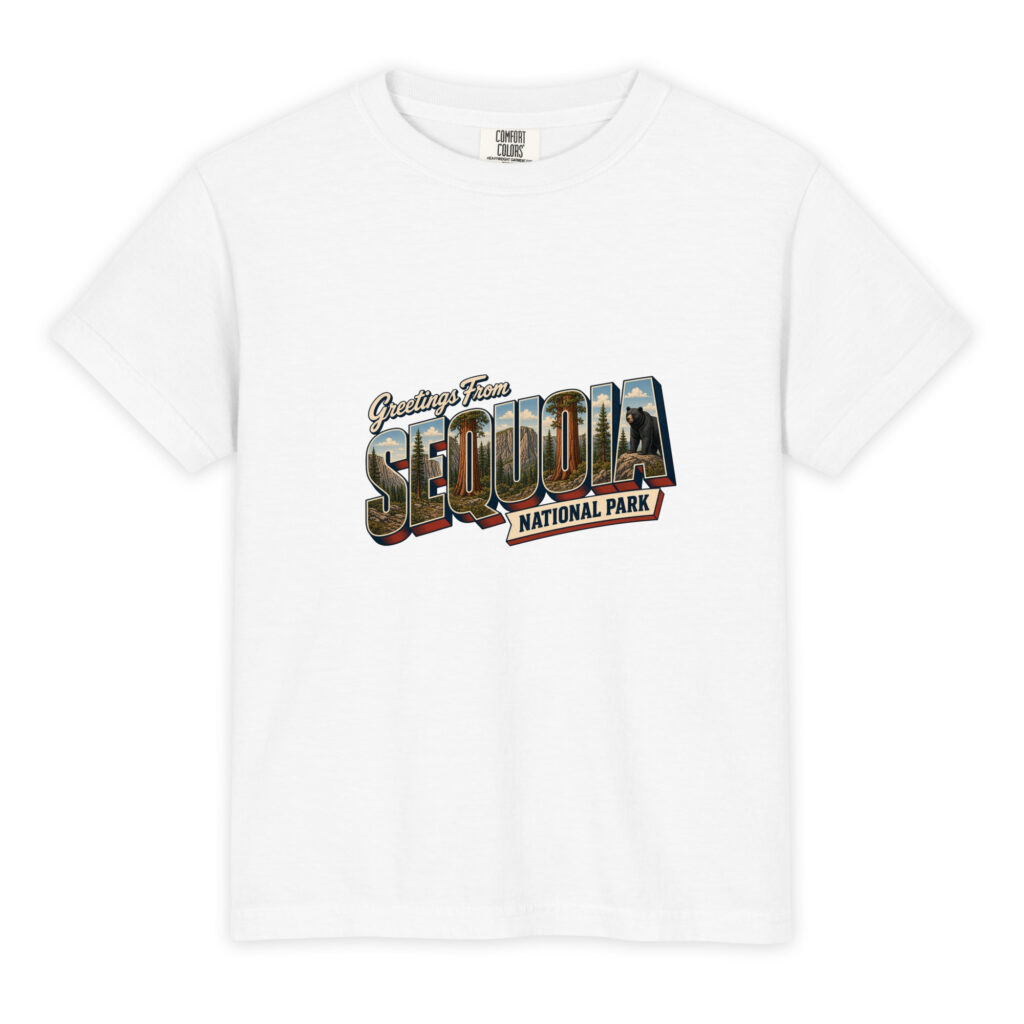 Sequoia National Park Postcard Youth Tee