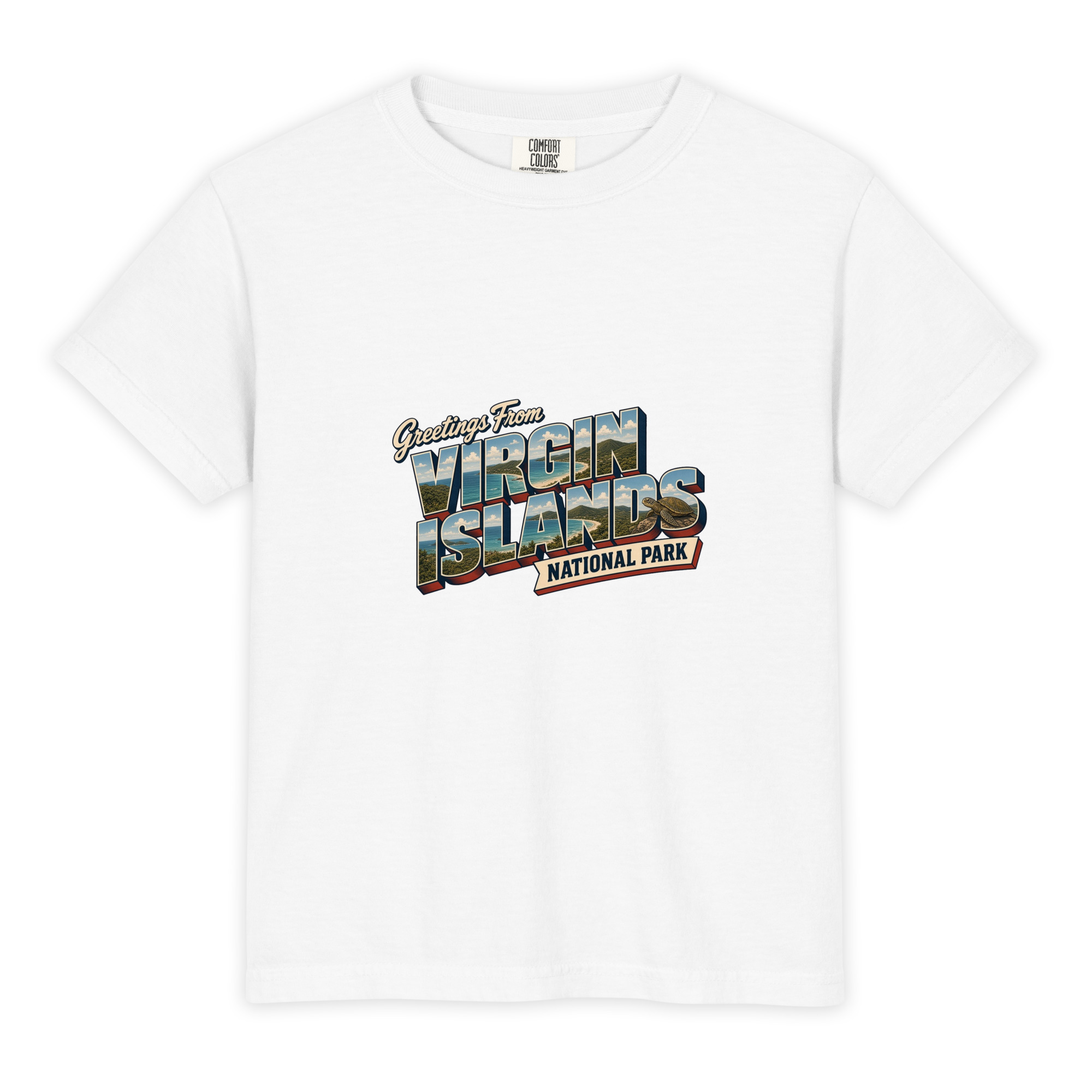 Virgin Islands National Park Postcard Youth Tee - Image 3
