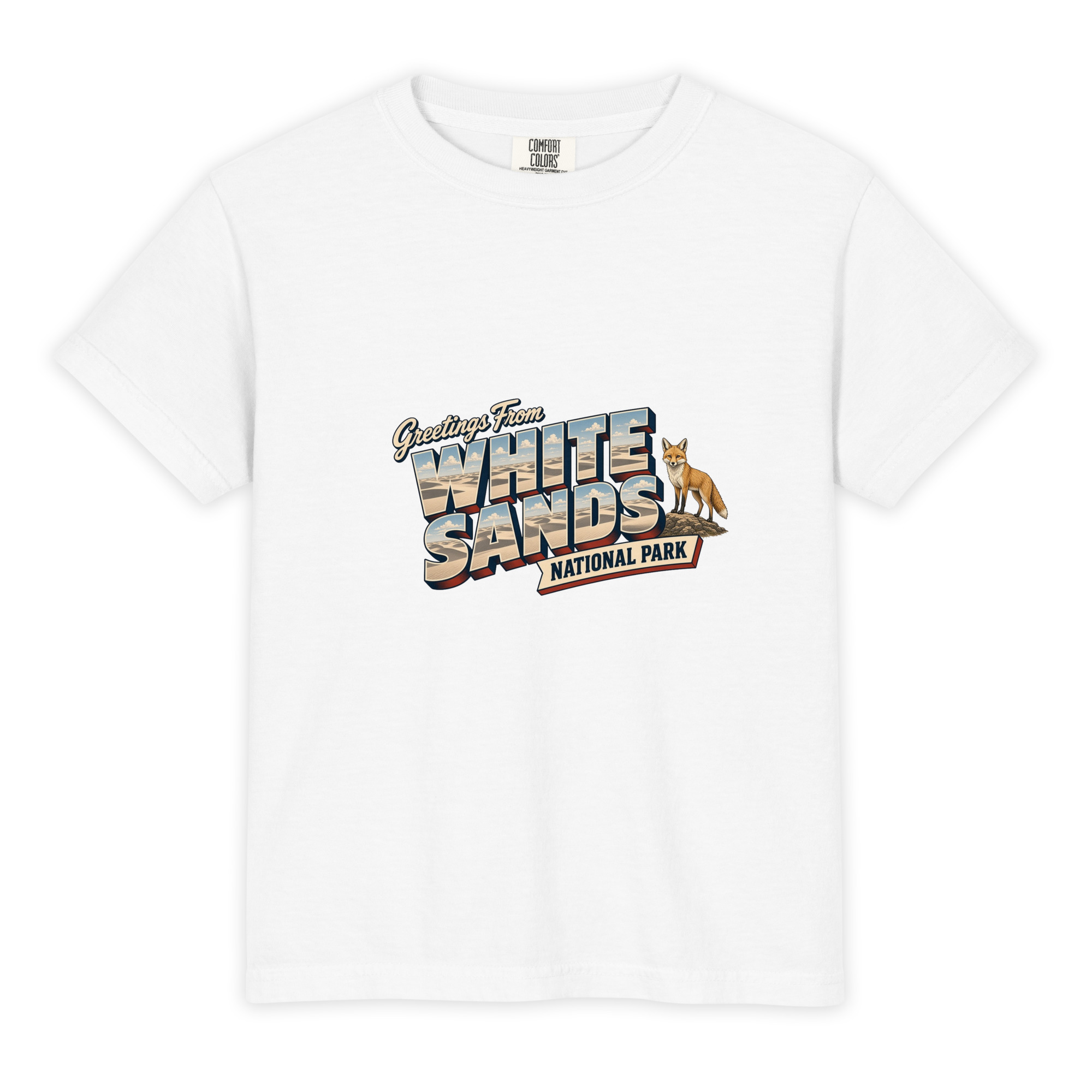White Sands National Park Postcard Youth Tee - Image 3